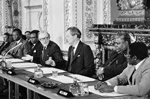 Independence Prints: The final agreement on the future of Rhodesia as the independent state of Zimbabwe is