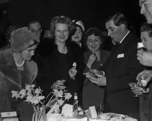 Warwickshire Prints: Finchley MP Margaret Thatcher seen here attending a Coventry South Conservative