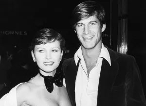 Fiona Fullerton actress and Simon MacCorkindale at the Dominion dbase MSI