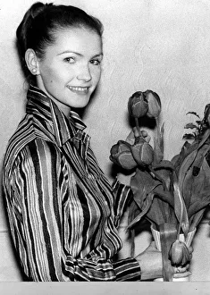 Fiona Fullerton February 1977 Actress 20 years old star of the BBC TV series