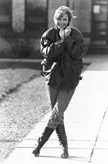 Boots And Shoes Prints: Fiona Fullerton February 1989 dressed for the outdoors A©mirrorpix