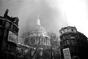 Fire of H. E. Blitz on the city of London on the night of the 29th December 1940