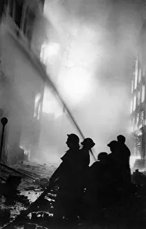 Burning Prints: Fires from High Explosive during the 2nd Fire of London in Ave Maria Lane December