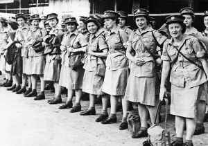 Far East Prints: The first ATS of SouthEast Asia Command arrive in Ceylon during the Second World War