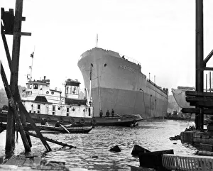 00093 Prints: The first bulk carrier to be built at the Sunderland shipyard of Joseph L Thompson