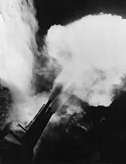 First close up pictures to be released of the terrific pasting the US Navy delivered to