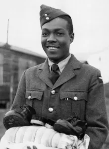 Volunteers Prints: The first contingent of ground staff volunteers for the RAF have arrived in Britain