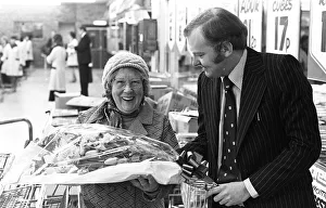 The first customers of the new Presto supermarket which opened in the Britannia Centre in