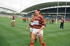 The first Huddersfield Giants home game at McAlpine stadium. 28th August 1994