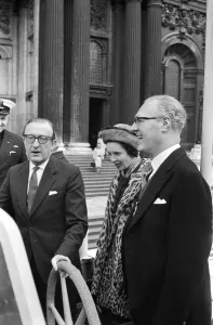 Norfolk Prints: First Lord of the Admiralty Lord Carrington and his wife Lady Carrington