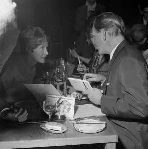 The first night of Peter Cooks Establishment Club in Soho Central London A