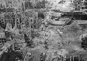 The first official RAF picture of the German capital city of Berlin since its fall
