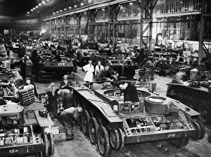 Factories Prints: First productions pictures of the new Crusader Cruiser type tank
