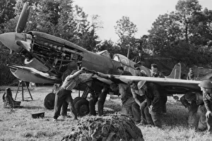 Plane Prints: The first RAF Repair and Salvage Unit was working operationally within three days of