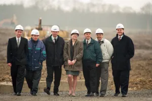 Site Prints: The first seven new recruits for Samsuns new industrial its at Wynyard were shown