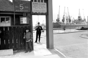 00053 Prints: The first trooper moves in: Where are the soliders? Stephen Bully aged 9