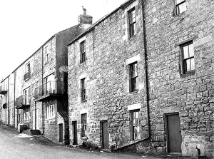 Fishermens houses at Seahouse, Northumberland. c. 1964