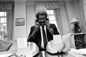 Images Dated 15th July 1986: Flamboyant Boxing promoter Don King. 15th July 1986
