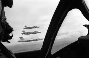 Fleet Air Arm Aircraft Blackburn Buccaneer July 1962 A formation of 3 Bucaneers