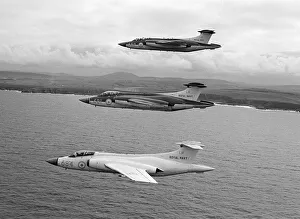 Fleet Air Arm Aircraft Blackburn Buccaneer July 1962 A formation of 3 Bucaneers