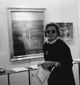 Fleur Cowles was a writer, editor, painter and above all a society hostess pictured in