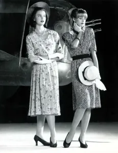 The flirty forties... Photograph taken in 1988 but based on a circa 1940 style