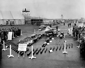 00050 Prints: A flying display and exhibition today at Farnborough Aerodrome in Hampshire