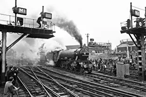 01529 Prints: The Flying Scotsman. The 40th anniversary run from Kings Cross to Edinburgh