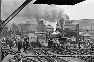 Smoke Prints: The Flying Scotsman leaves London King Cross at 10am for Edinburgh on it