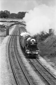 Tracks Prints: The Flying Scotsman seen here on its journey to Didcot 15th June 1974 Gentle giant