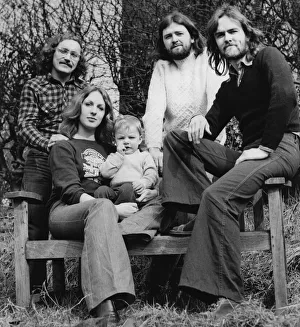 Folk band Prelude - Brian Hume, Irene Hume, baby Benjamin Hume, Allan Rogan and Ian Vardy