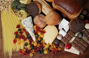 Dairy Prints: Food Cravings Feature October 1999 Brie Cheese Chocolate Sweets Jam Doughnuts Pasta