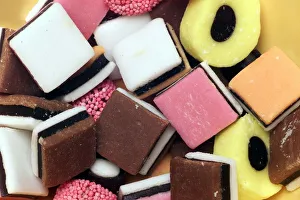 Sweets Prints: Food Liquorice Allsorts from a feature on 100 foods under 100 calories
