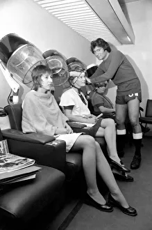 Hairdressers Prints: Football fan Vidal Sassoon made a solemn promise that if Chelsea reached the final of