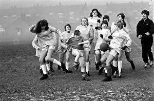 The football game was between Walkden Ladies and Blenhein Albion a boys team from Bolton