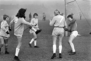 The football game was between Walkden Ladies and Blenhein Albion a boys team from Bolton
