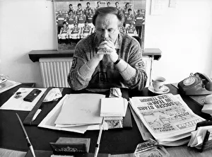 Depression Prints: Football Manager Ron Atkinson. February 1986 P008324