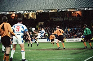 Wolverhampton Wanderers Collection: Football match, Reading v Wolverhampton Wanderers, final score 3-0 to Reading