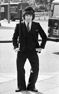 Football star Kevin Keegan shows off the new avengers