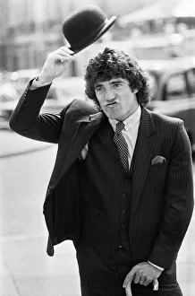 Football star Kevin Keegan shows off the new avengers
