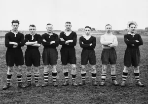 Football team of the 70th Infantry Brigade comprises several thousand pounds worth of