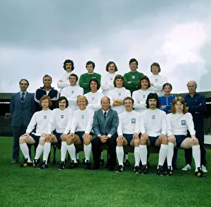 Football Teams Preston North End Football Club July 1973-74 Bobby Charlton stands