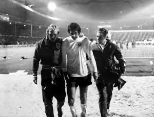 Football World Cup 1974 Qualifying Match England V Poland England