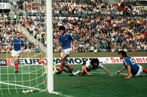 Football World Cup 1974 Second Round Group B match at the Rheinstadion, Dusseldorf