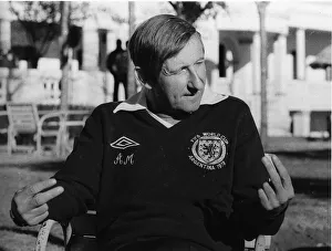 Football World Cup 1978 Scotland manager Ally MacLeod in Argentina