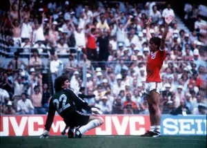 Arrogance Prints: Football World Cup 1982 England 3 France 1 in Bilbao Paul