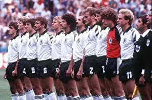 Team Prints: Football World Cup Final 1982 Italy 3 West Germany 1 in Madrid German Team L