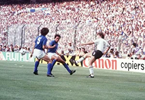 00242 Prints: Football World Cup Final 1982 West Germany 1 Italy 3 in Madrid