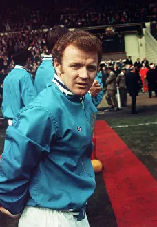 Footballer Billy Bremner of Leeds United Utd before the 1970 FA Cup Final against Chelsea