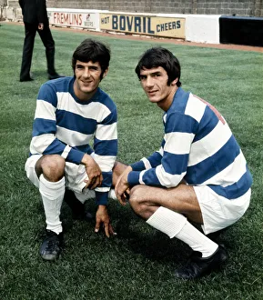Brothers Prints: Footballer brothers Roger and Ian Morgan of Queens Park Rangers July 1968